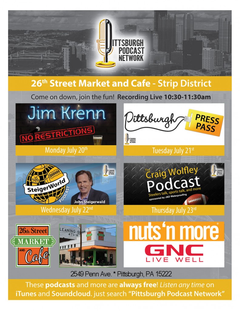 26th street market cafepittsburgh podcast live with gnc and nuts n more