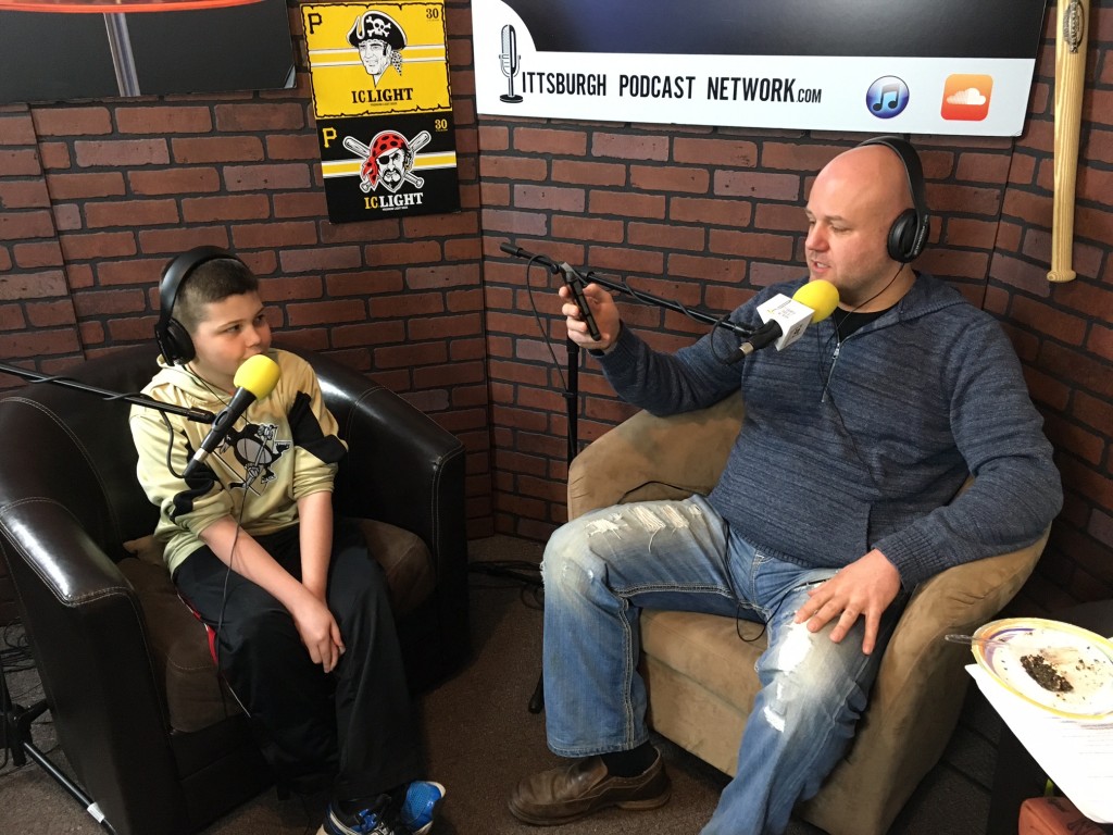 YaJagoff! co-host Craig Tumas celebrates the 11th episode of the podcast by bringing his 11-year-old son, Jack, to the studio.