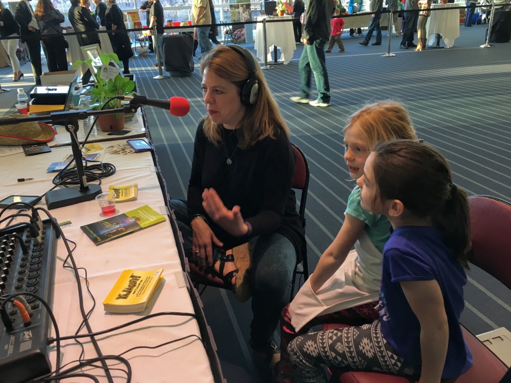 Erin Hart of American Healthcare Group (joined by her kids) talks about organizing the Food to Table Conference