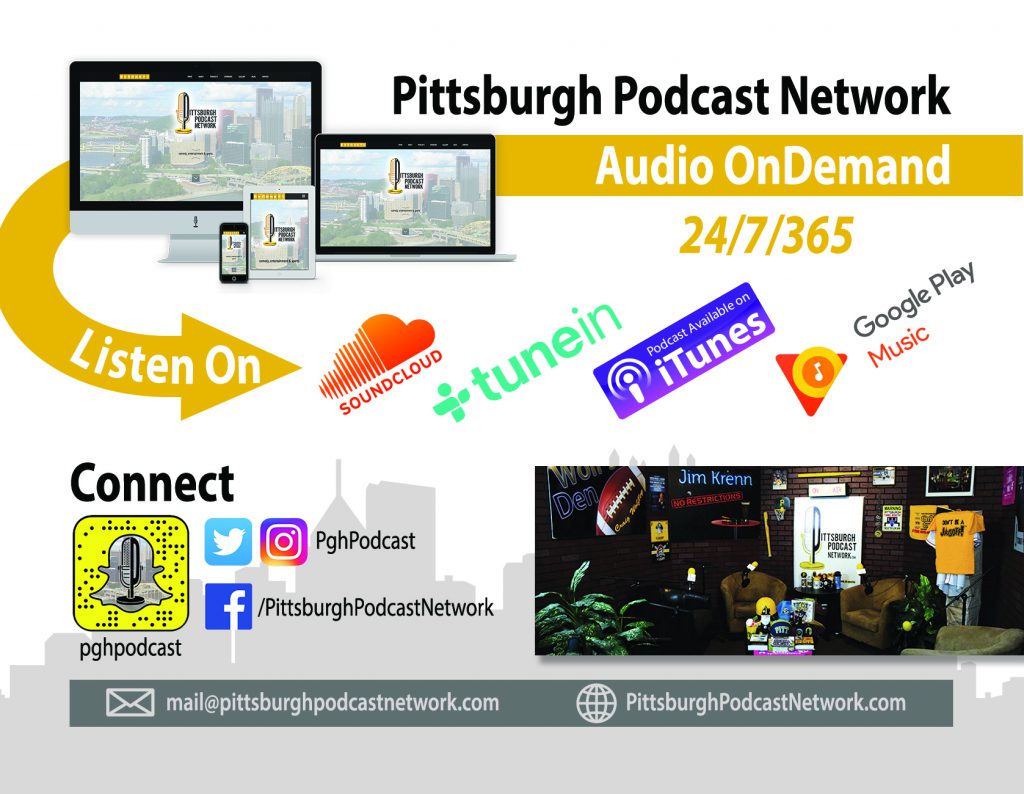 How to listen, follow and connect to pittsburgh podcast network