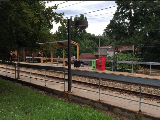 Connie D's house is right on the T Red Line 