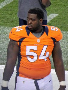 CJ Davis, former Pitt and NFL offensive lineman, joins the Scorin Dorin Podcast by phone. Photo Credit: Jeffrey Beall/Wikipedia