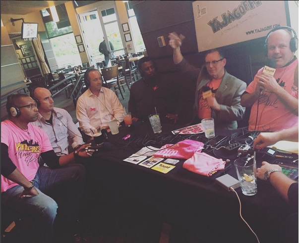 John and Craig talk with four Real Men Wearing Pink - and raising thousands of dollars for breast cancer research - Scott Clarke, Todd McCurdy, Brian Holzer and John Bettis. 